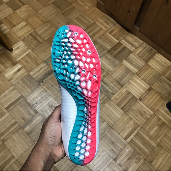 Nike Zoom JA Fly 3 Men's Track Shoes 'White Ombre' Size 12.5 (Missing Spikes) - Picture 6 of 11